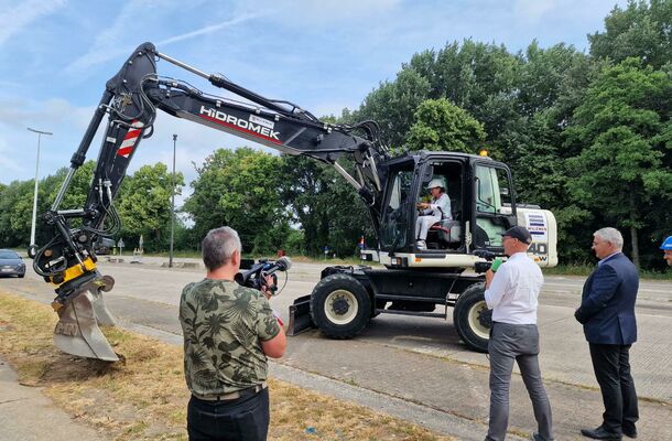 Werken aan Hasseltse Koning Boudewijnlaan gestart